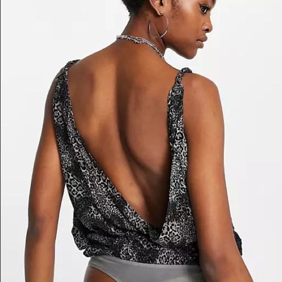 Free people Siren Song Wrap Surplice V-Neck Sleeveless Bodysuit - Picture 12 of 16